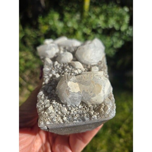 White Apophyllite Raw Crystal Cluster - Picture 7 of 8